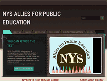 Tablet Screenshot of nysape.org